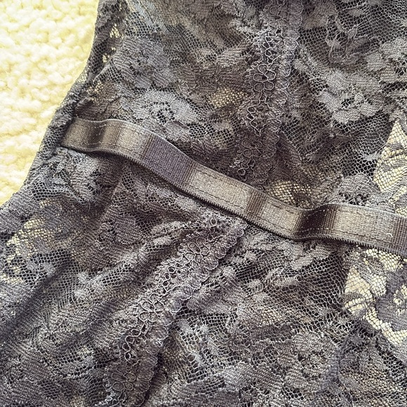 Forever 21 Black Teddy One Piece bodysuit Lace Lingerie - Picture 15 of 16